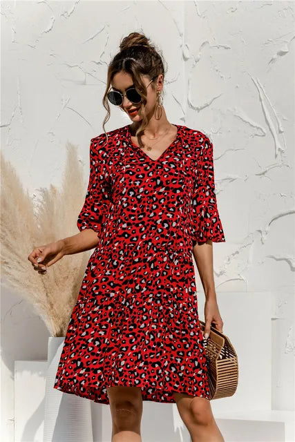 Clara | Damen Sommerkleid mit Blumen