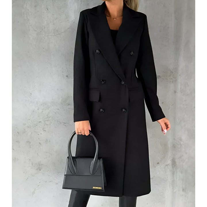 Long Winter Trench Coat for Women | Light