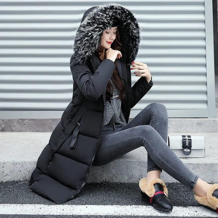 Veste Parka À Capuche Longue Pour Femme | Hiver