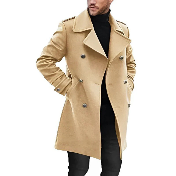 Hommes Long Trench Manteau D'hiver | Chaud
