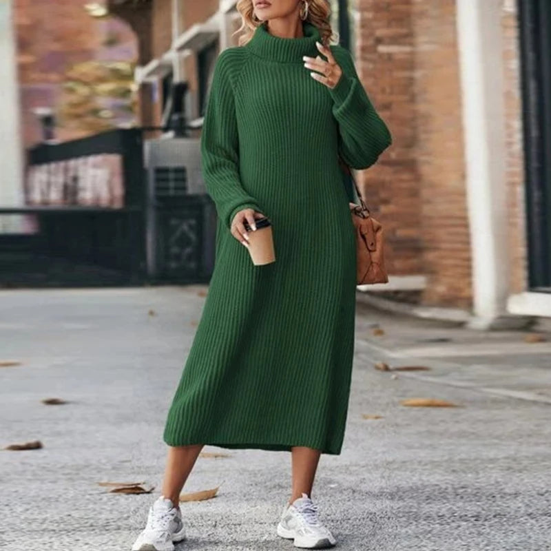 Helen | Damen Strickkleid | Midi