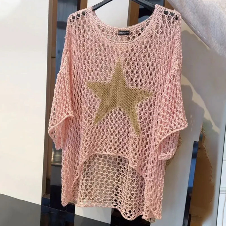 Haut À Col Rond En Tricot Pour Femmes | Stylisé