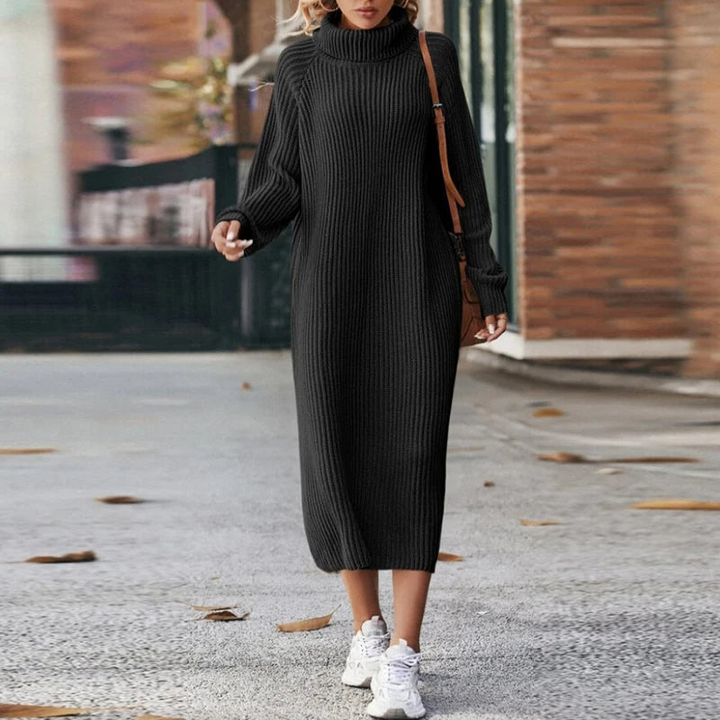 Helen | Damen Strickkleid | Midi