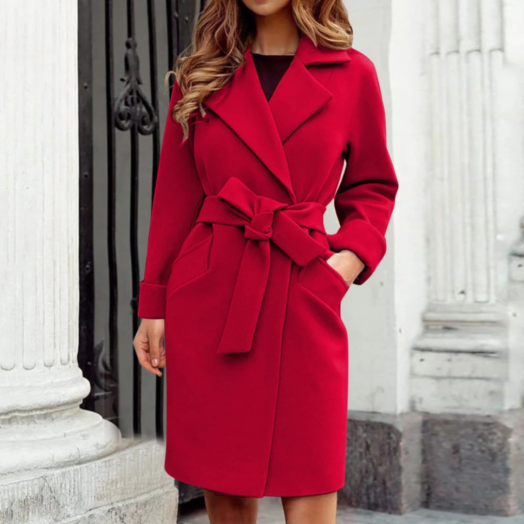 Fozia | Damen Winter Trenchcoat | Heiß