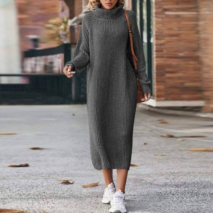 Helen | Damen Strickkleid | Midi