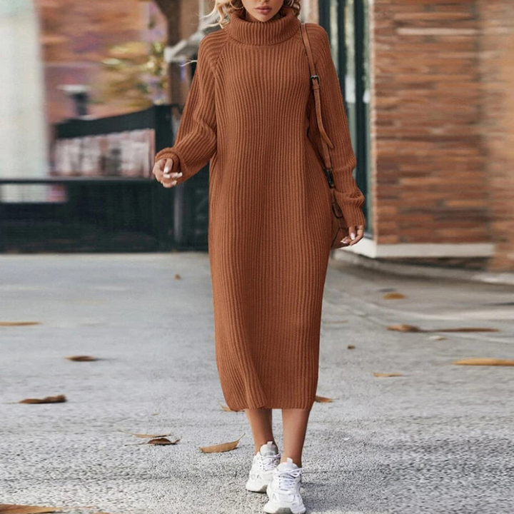 Helen | Damen Strickkleid | Midi