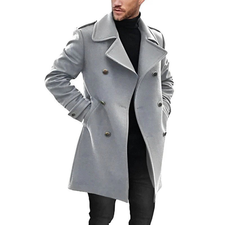 Hommes Long Trench Manteau D'hiver | Chaud