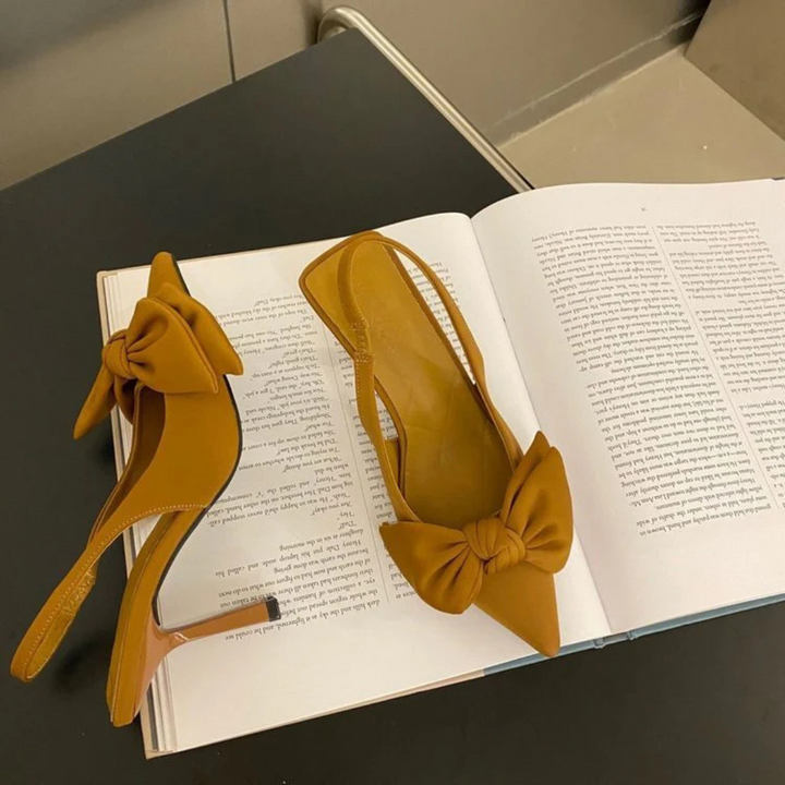 Sandales À Talons Avec Nœud Pour Femmes | Bout Pointu