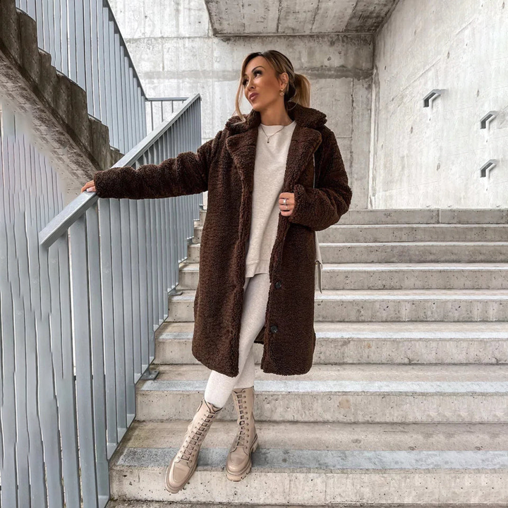 Manteau Long Hiver Femme | Manches Longues