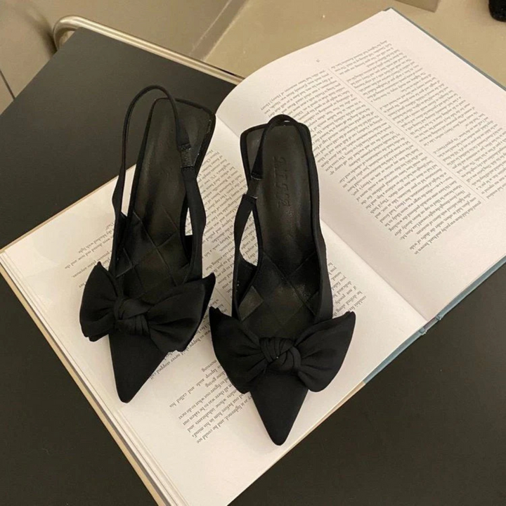 Sandales À Talons Avec Nœud Pour Femmes | Bout Pointu