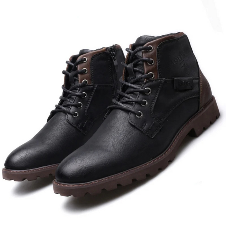 Bottes À Lacets Robuste Pour Hommes | D’époque