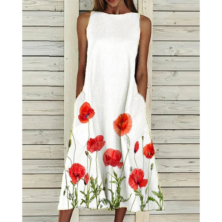 Robe D'été À Fleurs Pour Femme | Midi