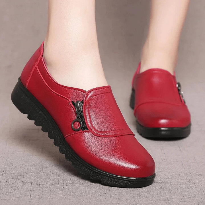 Chaussures À Enfiler À Fermeture Éclair Pour Femmes | Confortable
