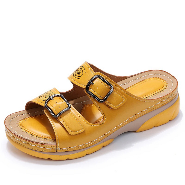 Sandalen mit Keilsohle für Frauen | Slip-on