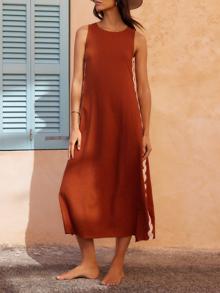 Variant image for Robe Longue Femme Fluide Élégante – Parfaite pour l'Été-5