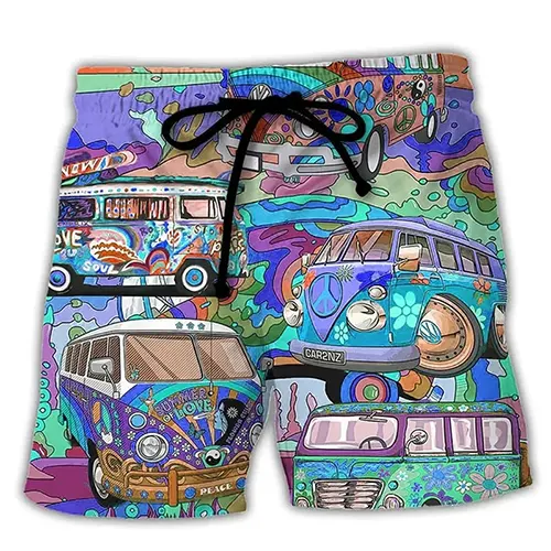 Short D'été Léger Pour Hommes | Graphique