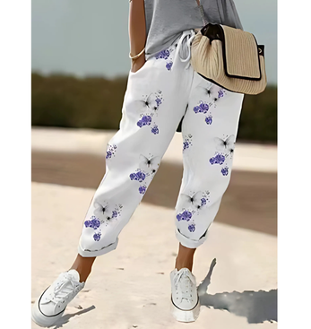 Casual Short Pants with Pom-Poms for Women | Wide Leg