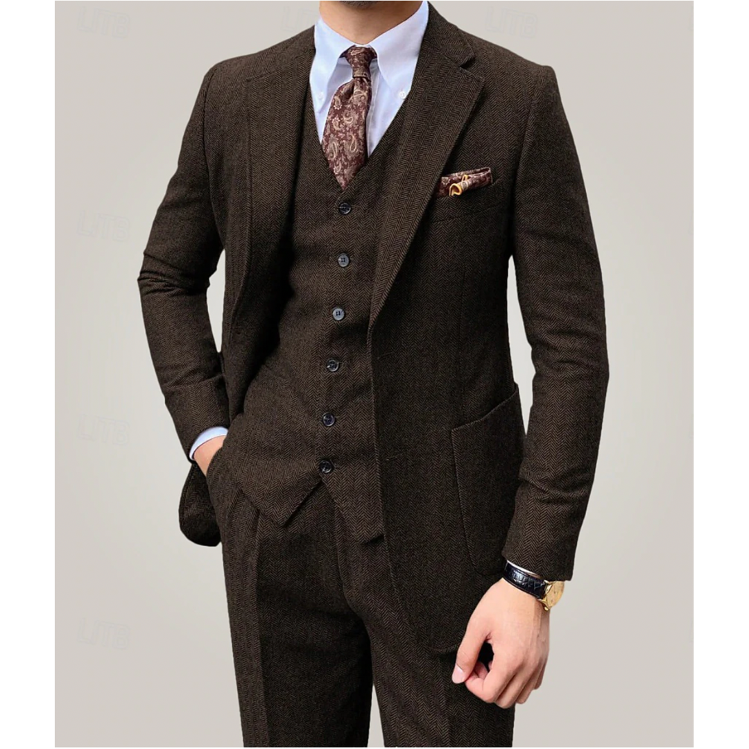 Costume D'invité De Mariage Sur Mesure Pour Homme  | Trois Pièces