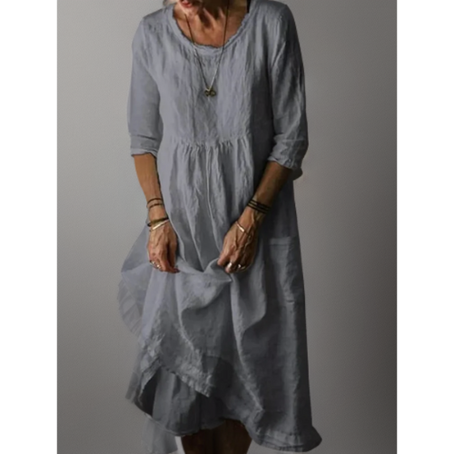 Robe D'été Décontractée À Smocks Pour Femmes | Midi