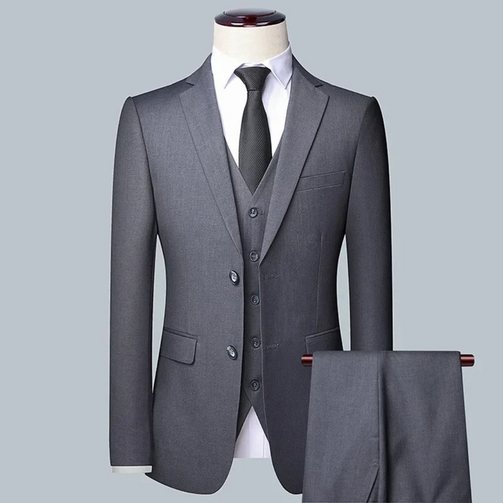 Costume D'invité De Mariage Trois Pièces Pour Hommes | Coupe Ajustée