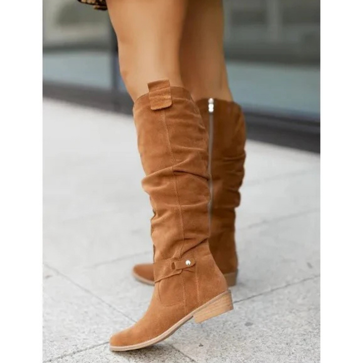 Stiefel mit Reißverschluss für Frauen | Am Knöchel