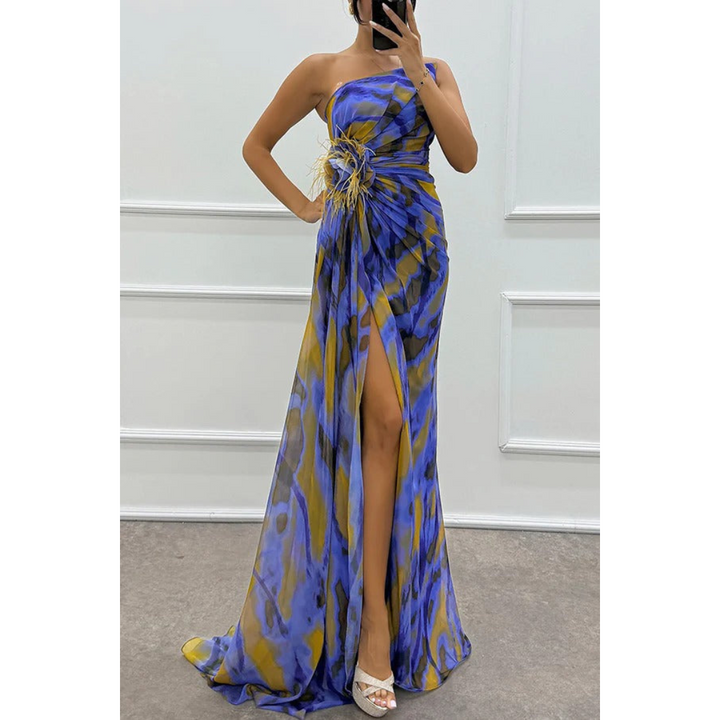 Robe D'invité De Mariage Élégante Et Enveloppante | Maxi