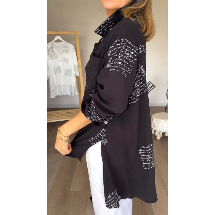 Chemise Boutonnée Moderne Pour Femmes | Manches Longues