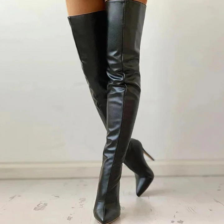 Bottes Confortables À Talons Hauts Pour Femmes | Cuisses Hautes