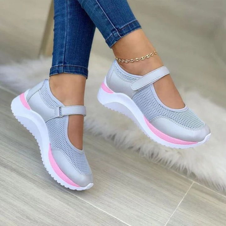 Baskets Confortables Pour Femmes | Sangle Velcro