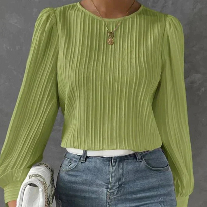 Top Pleated Long Sleeves For Women | Elegant