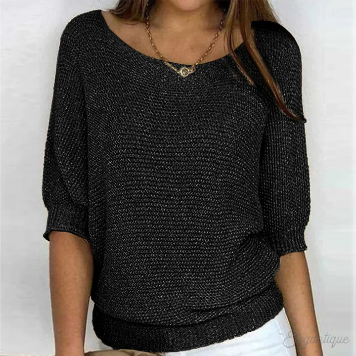 Pullover À Manches Longues En Tricot Pour Femmes | Elégant