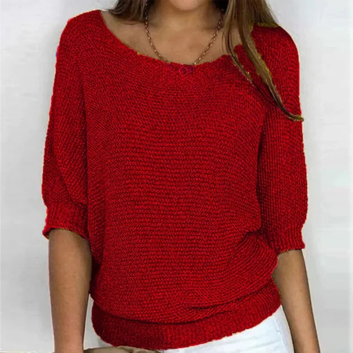 Pullover À Manches Longues En Tricot Pour Femmes | Elégant
