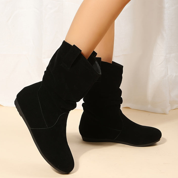 Bottes Élégantes À Enfiler À La Cheville Pour Femmes | Plat