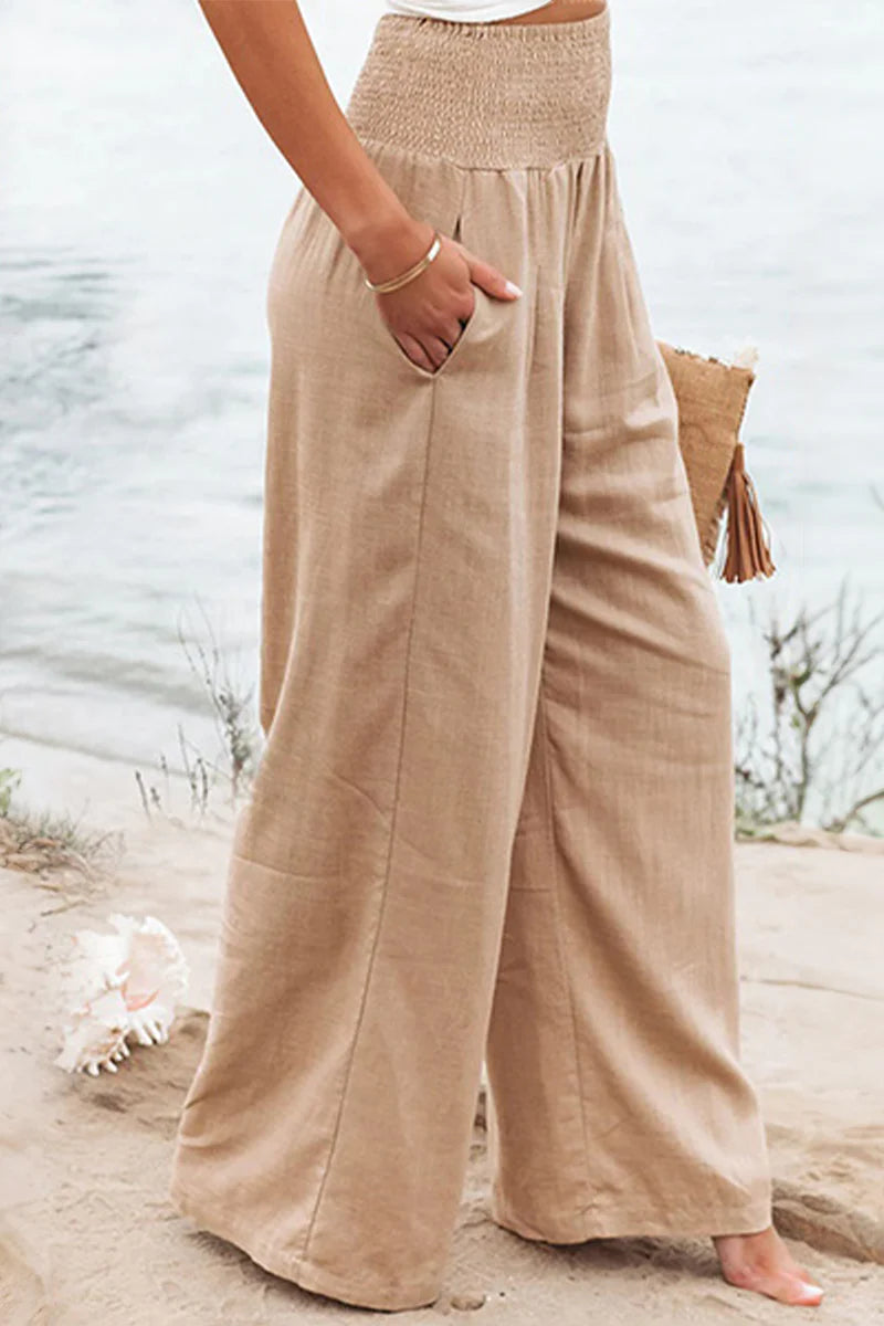 Casual Wide-Leg Summer Pants for Women | High waist