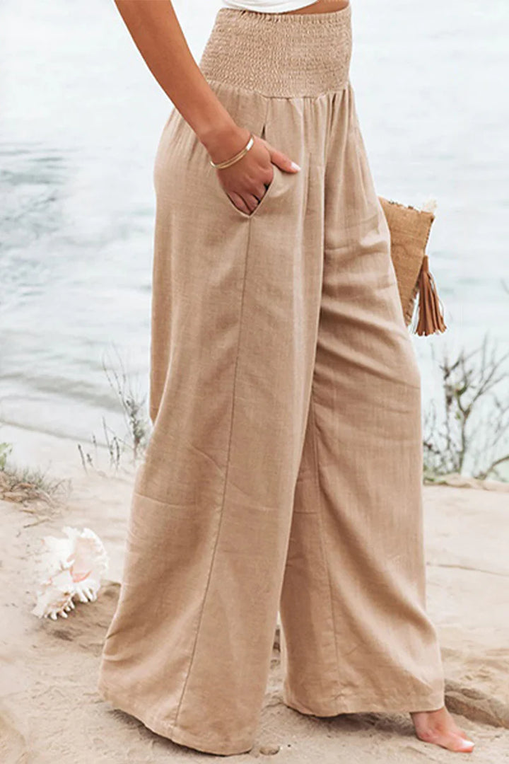 Casual Wide-Leg Summer Pants for Women | High waist