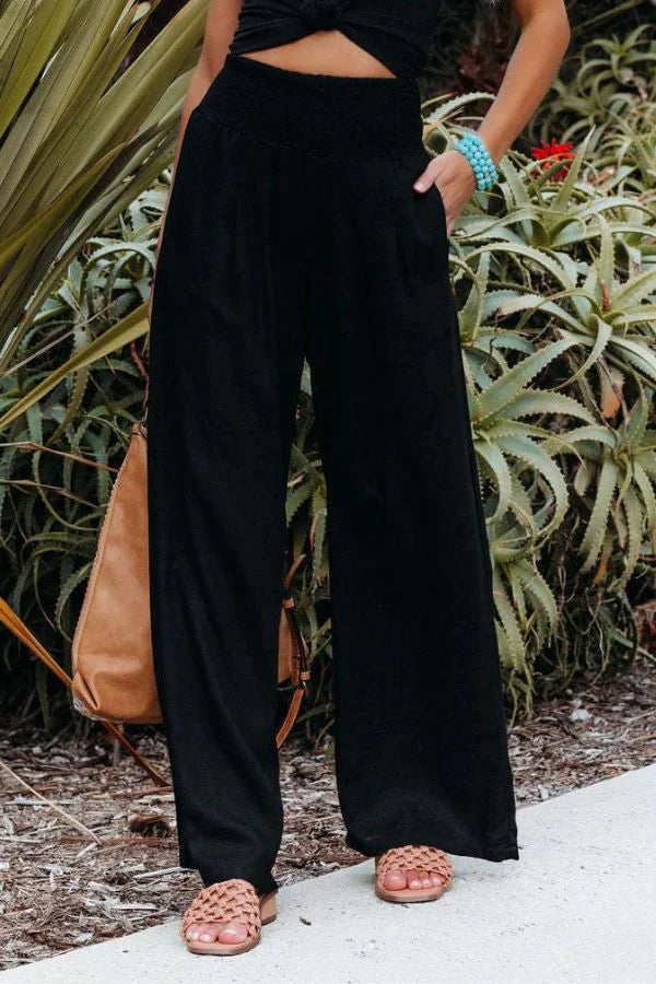 Casual Wide-Leg Summer Pants for Women | High waist