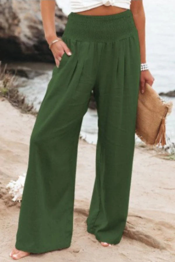 Casual Wide-Leg Summer Pants for Women | High waist