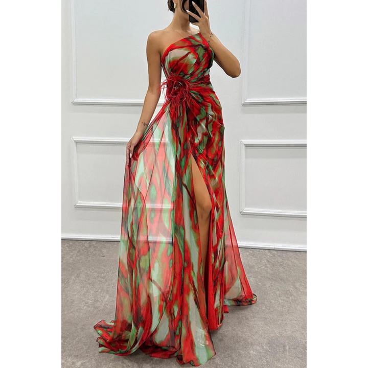 Robe D'invité De Mariage Élégante Et Enveloppante | Maxi