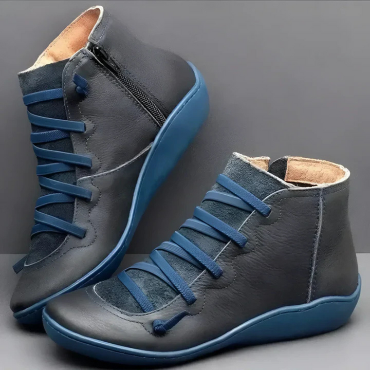 Bottes Décontractées À Fermeture Latérale Et Pour Femmes | À Lacets