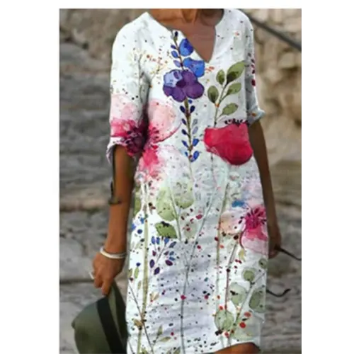 Robe Élégante Imprimée Pour Femme | Mini