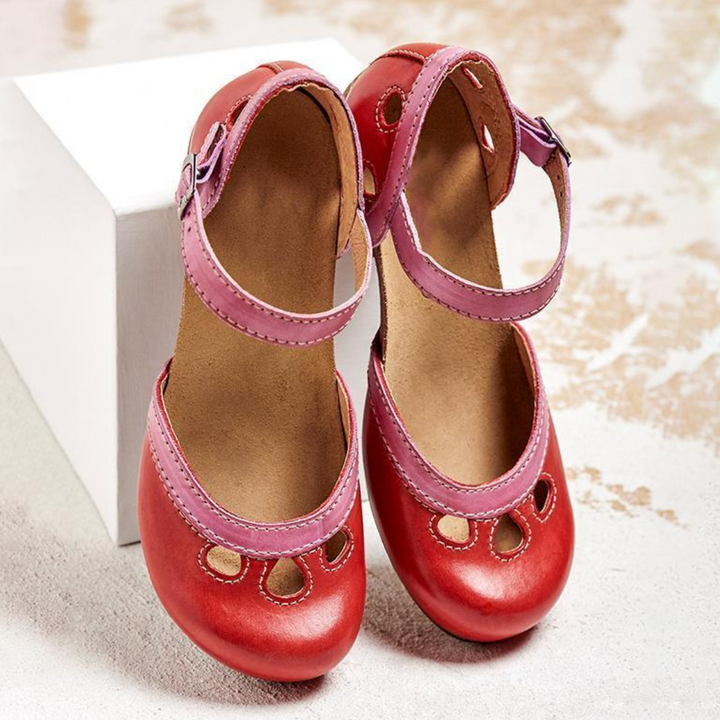 Chaussures À Talons Découpés À Lanières Réglables Pour Femmes | Confortable