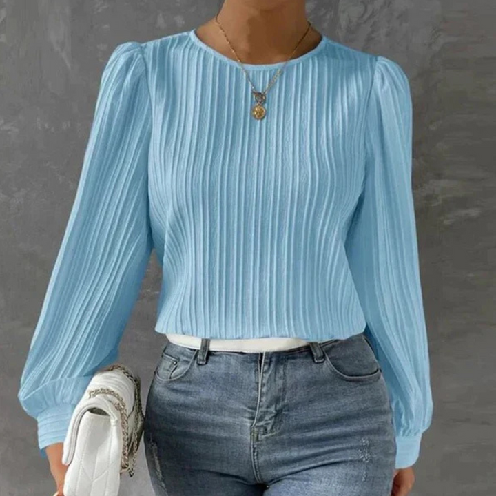 Top Pleated Long Sleeves For Women | Elegant