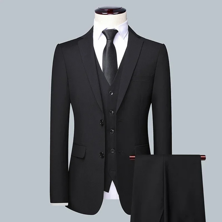 Costume D'invité De Mariage Trois Pièces Pour Hommes | Coupe Ajustée