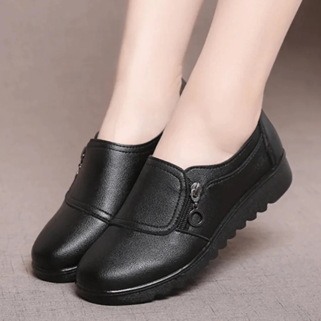 Chaussures À Enfiler À Fermeture Éclair Pour Femmes | Confortable
