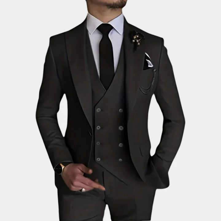 Hommes Moderne Costume Invités Au Mariage Trois Pièces  | Double Boutonnage