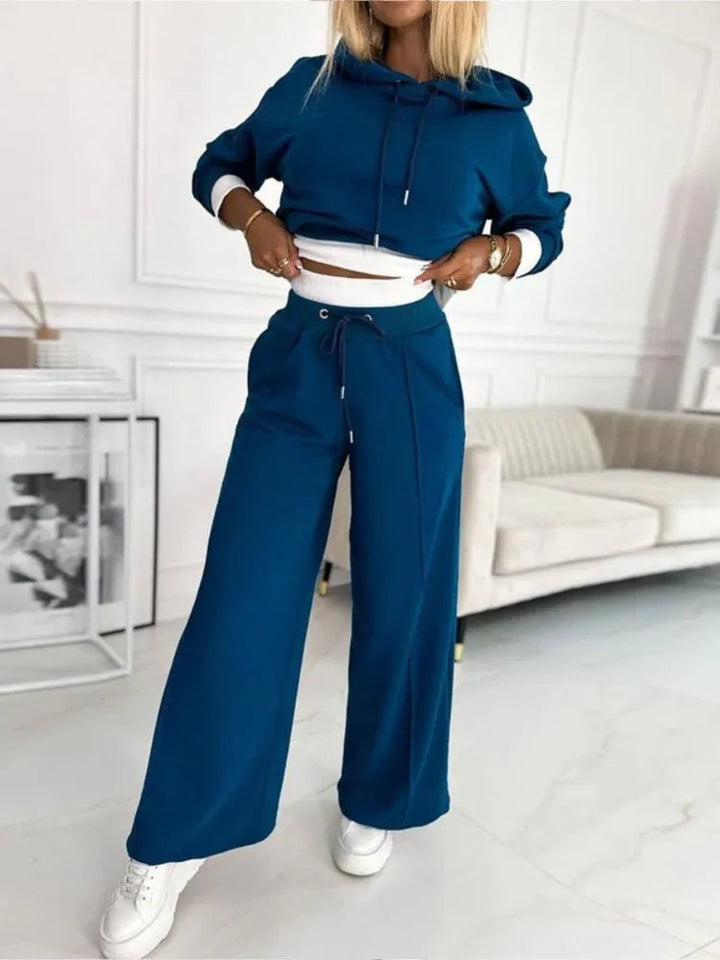 Ensemble De Vêtements De Détente Chauds Et Confortables Pour Femmes | Deux Pièces