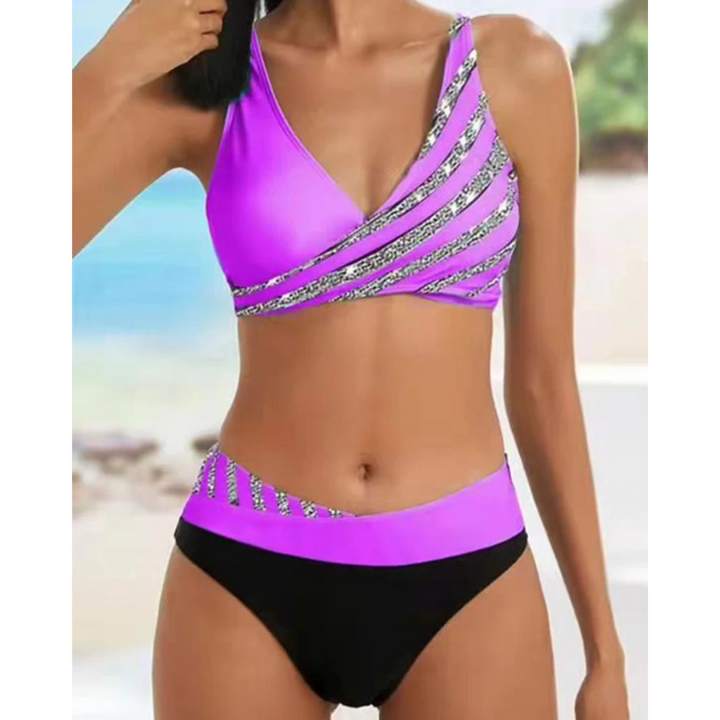 Dwuczęściowy strój kąpielowy plażowy dla kobiet | Bikini