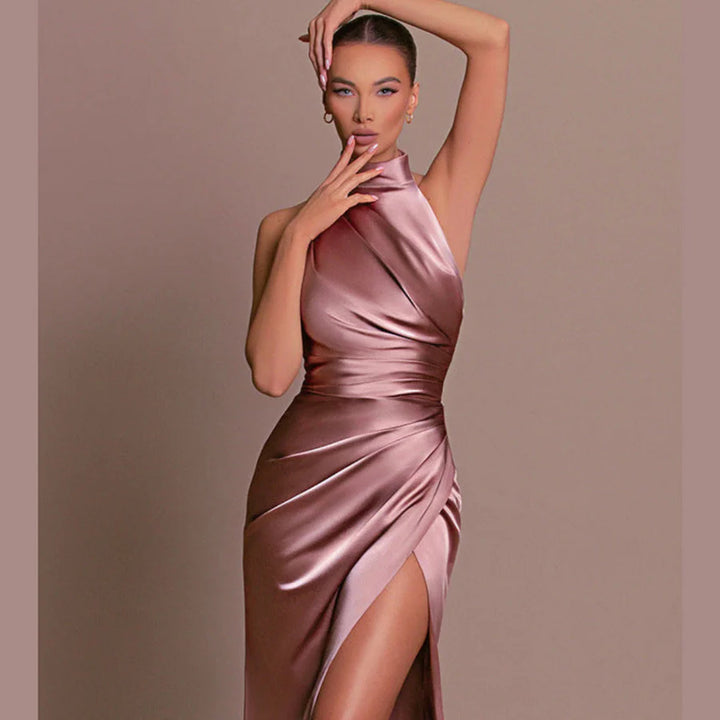 Robe Femme Dos Nu Haute Fente | Maxi