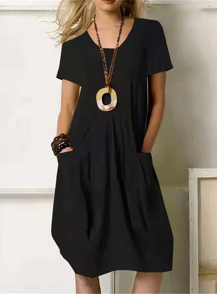 Robe A-Line avec Poches Pour Femmes | Midi