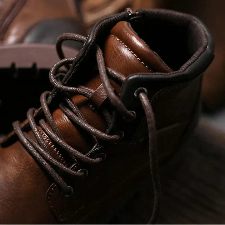 Bottes À Lacets Robuste Pour Hommes | D’époque